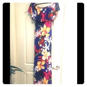 NWOT Banjul off the shoulder floral print dress